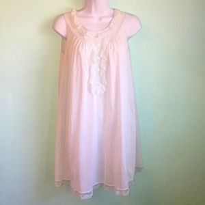 Vintage Cottagecore Slip Nightgown Dress size Petite